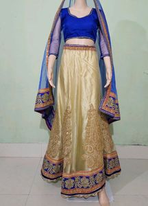 Blue Lahenga Choli