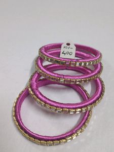 20% Off!! Handmade Silk Thread Bangles