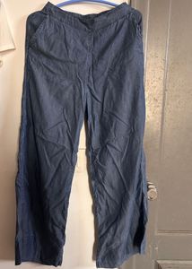 Stylish Blue Wide Leg Pants