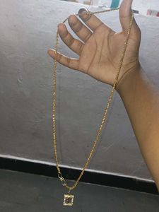 Ohm Gold Plated Chain
