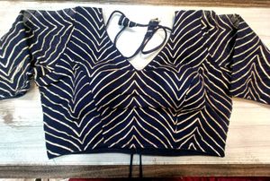 Striped Navy Blouse