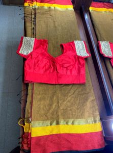 Multi coloured Saree with Blouse