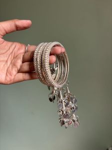 Silver Bangles Set