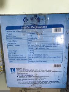 Kent Gold Water Purifier UF Wate Filter