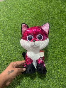 Jewel Red Fox Dog Wolf Plush Stuffed Animal Toy 25