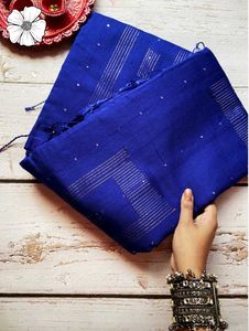 Handloom Blue Saree