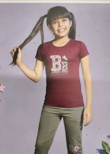 Cute Girls' Tee & Pant Set