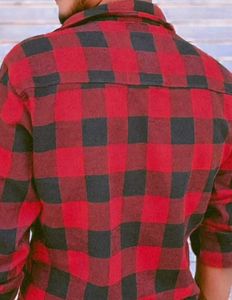 Red &amp; Black Plaid Shirt