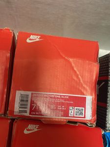 Nike Slides - Blue &amp; White