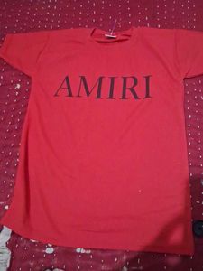 AMIRI Red Logo Tee - Size M