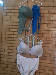 Combo Of Four Imported Fabric Bra