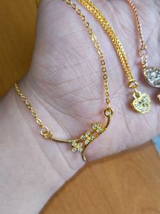 Gold Charm Necklace(1 Pc- 99/-)