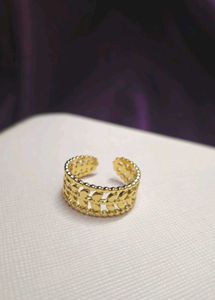 Combo Of 2 Gold Plated Anti-tarnish Ring