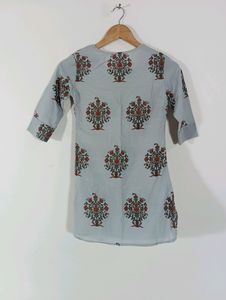 Grey Printed Casual Tunic (Women)