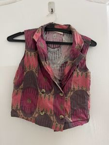 💗💗Cute pink indo Western vest