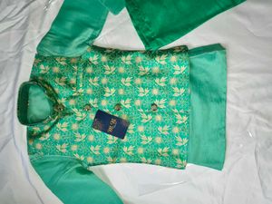 Trendy Boys Kurta Pajama Set with Ethnic Jacket –