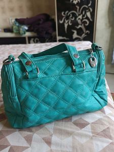 Small Handbag Cyan Colour