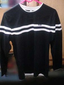 Striped Black Long Sleeve Shirt