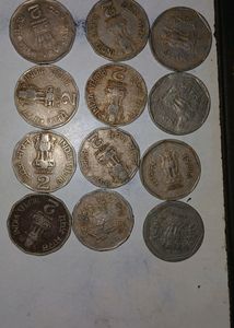Old Coin 2 And 1 Ruppe