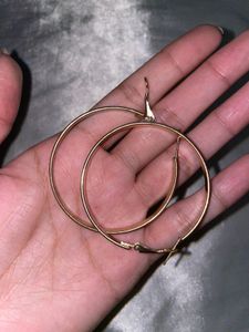 Large Gold Hoops