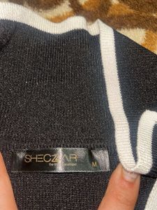 Chic Black &amp; White Mini Dress