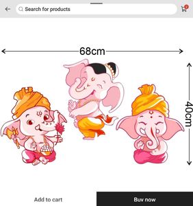 Asian Paints Expressive Ganesha Wall Stickers