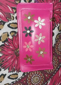 Pink Floral Wallet