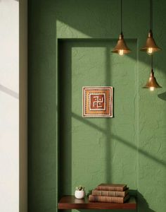 Swastika Wooden Showpiece