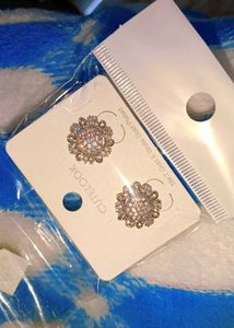 Floral Cute Silver Earrings