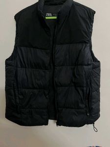 Zara Black Padded Gilet Vest