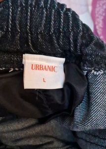 Urbanic Black Denim Burmuda Shorts