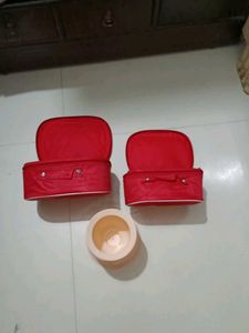 Red Pouches (Set of 2)