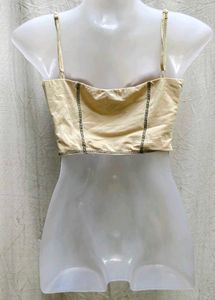 I. SEXY NUDE CORSET TOP