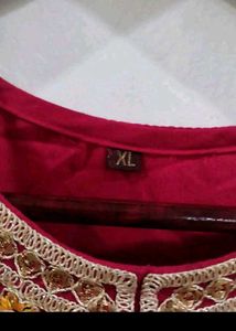 Beautiful Suit With Organza Dupatta