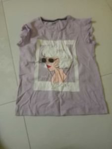 Cute Graphic Print Top