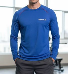Reebok Blue Long Sleeve Tee