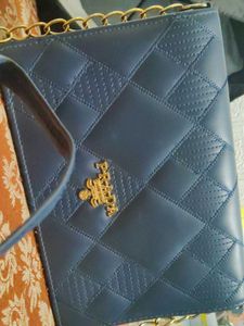 PRADA Stylish Blue Crossbody Bag
