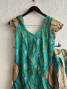 Bandhani Print Multicoloured Kurti Set With Salwr