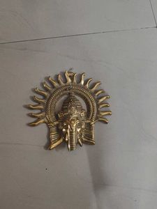 Ganesh Ji Metal Showpiece/ Wall Hanging