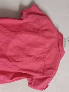 Pink Utility Style Mini Dress