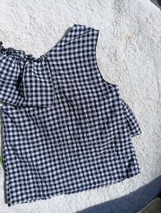 Clearance Sale! Mango Assymetrical Ruched Top