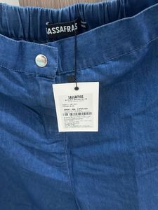 Blue Wide Leg Pants
