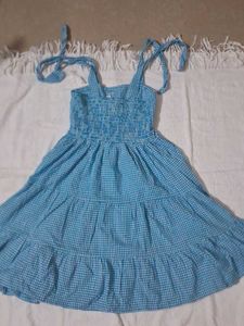 Blue Gingham Sundress