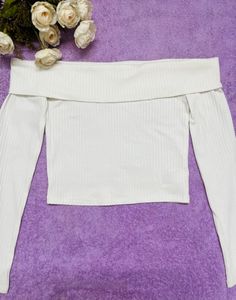 H&amp;M  White off shoulder to