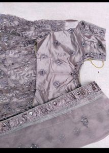 Grey Colour Lehenga