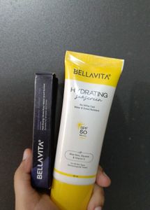 Bellavita Sunscreen +Blue Eyeliner