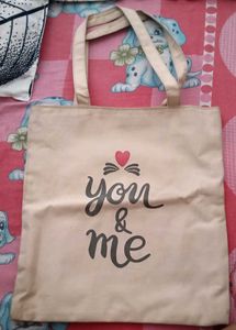 Cute 'You & Me' Tote Bag