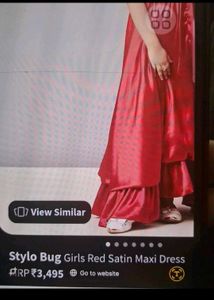 Red Party Dress 2 to 3 yer