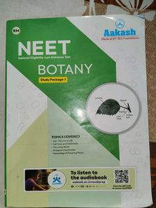 Aakash NEET Botany Study Package - Like New!