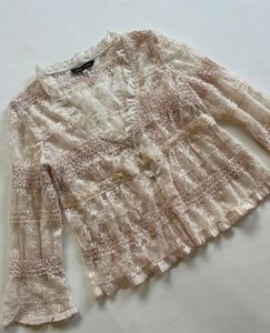 Fairycore Lace Top